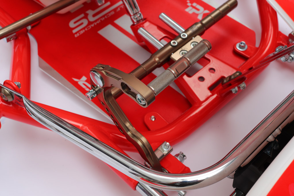 The IPKarting multi-adjustable pedals for RS Kart